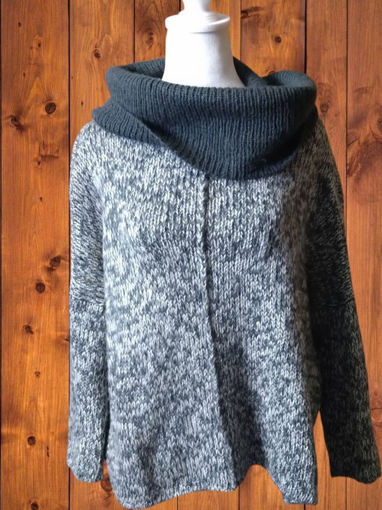 Wooden Ships Women’s X/S Cowl Neck Mohair Wool Blend Knit Sweater Anthropologie - Picture 2 of 7